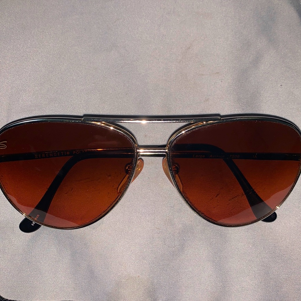 Serengeti Large Aviator Sunglasses Unisex 7509